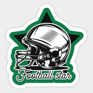 Football star Sticker